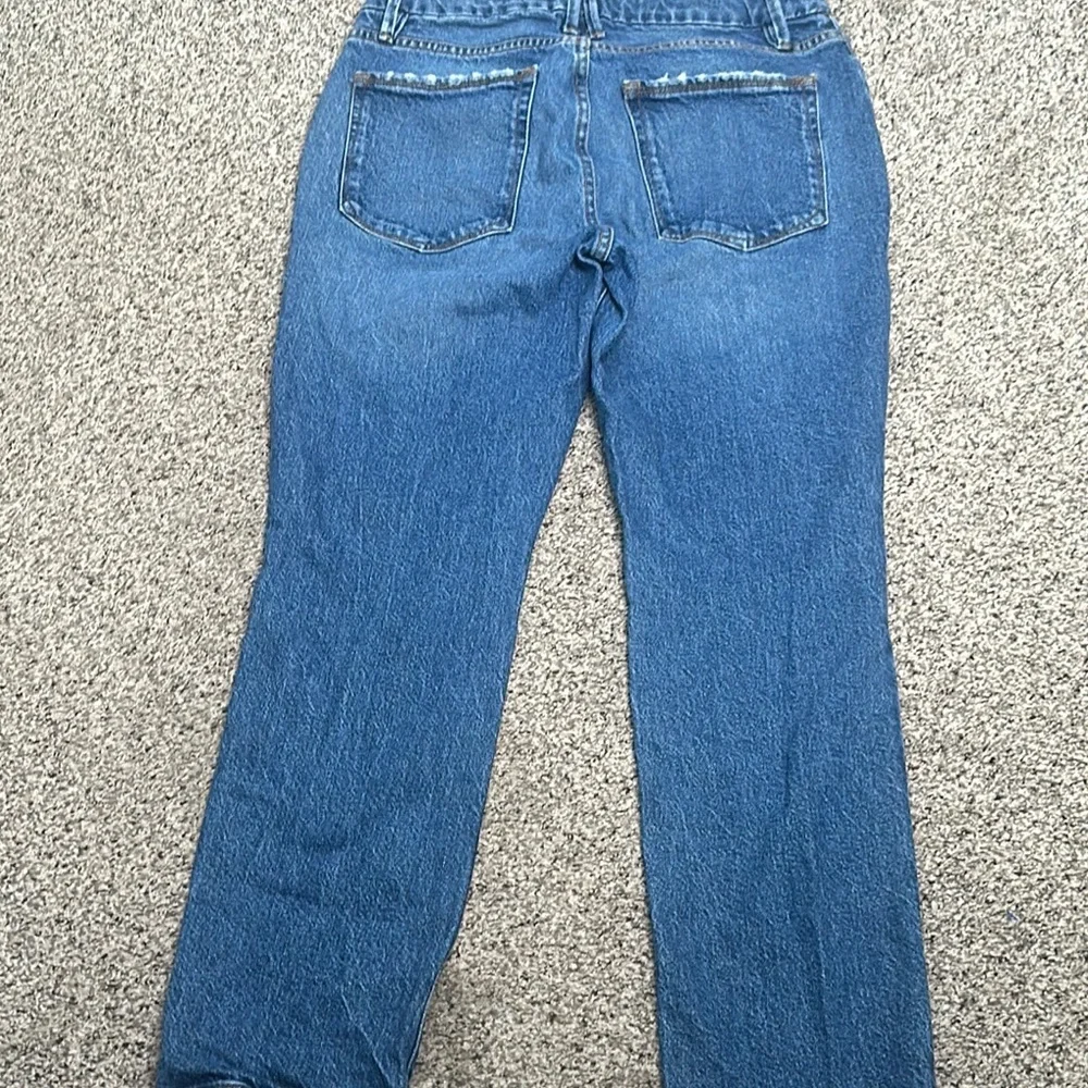 Good American blue straight jeans g o indigo denim ankle size 26 - Picture 8 of 10